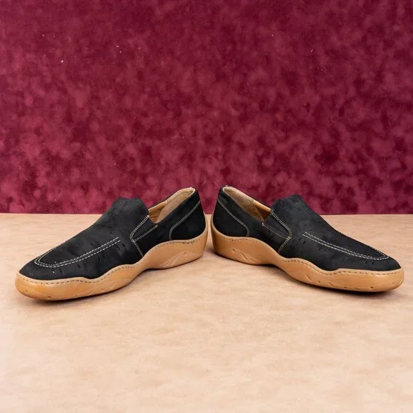 Michael Toschi Men Antibac CIS Comfortable Cusion Black Leather Loafers Sz 12M - Picture 2 of 9